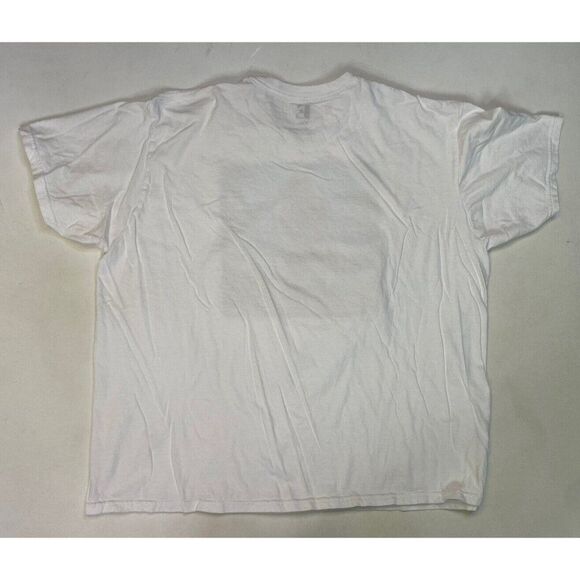 Elton John Graphic T-shirt Men XXL White Short Sleeve Music - Picture 4 of 6